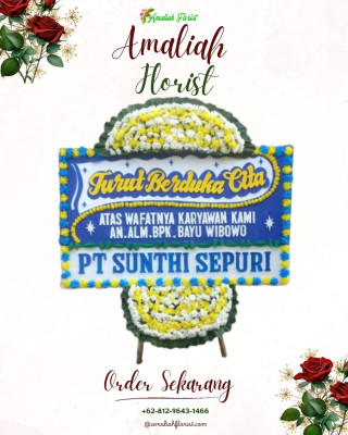 Papan Bunga Duka di Ujungpangkah